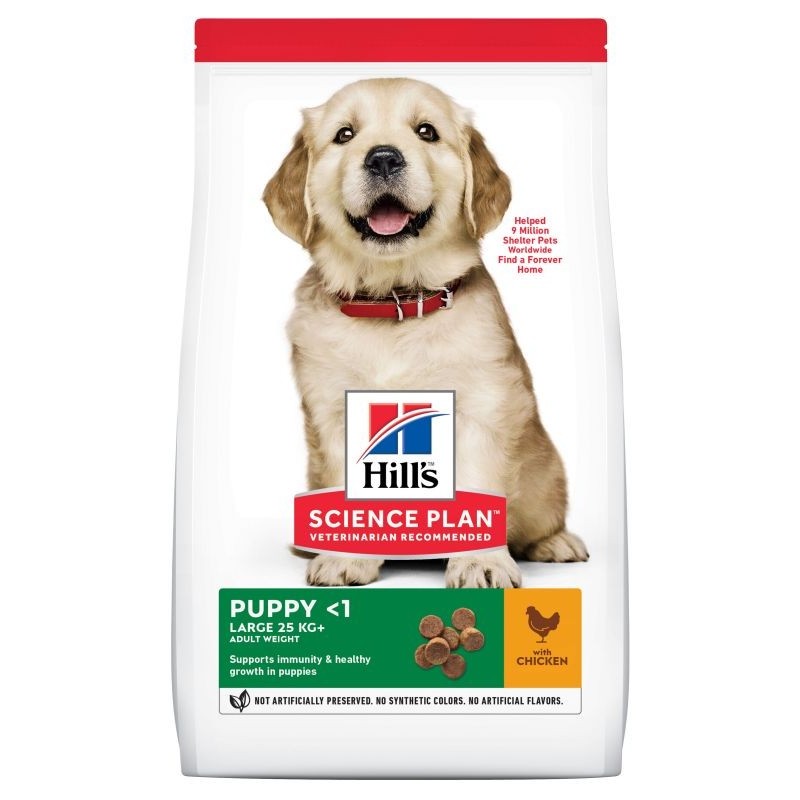 HILL'S SCIENCE PLAN LARGE BREED PUPPY ALIMENTO CON POLLO KG.12**spedizione omaggio**