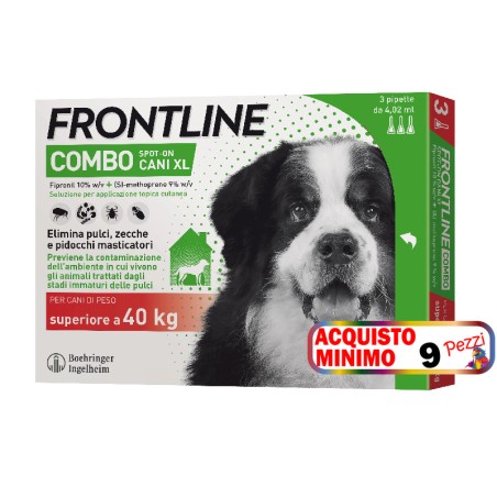 FRONTLINE FRONTLINE COMBO SPOT ON CANI 40-60 KG 3 PIPETTE acquisto minimo 9pz