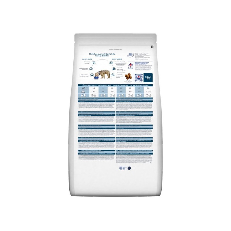 HILL'S PRESCRIPTION DIET W/D ALIMENTO PER CANI CON POLLO  KG.4