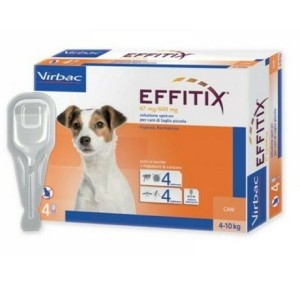 EFFITIX 4 PIPETTE CANI 4-10 KG ***SPEDIZIONE GRATIS***SCADENZA 2025