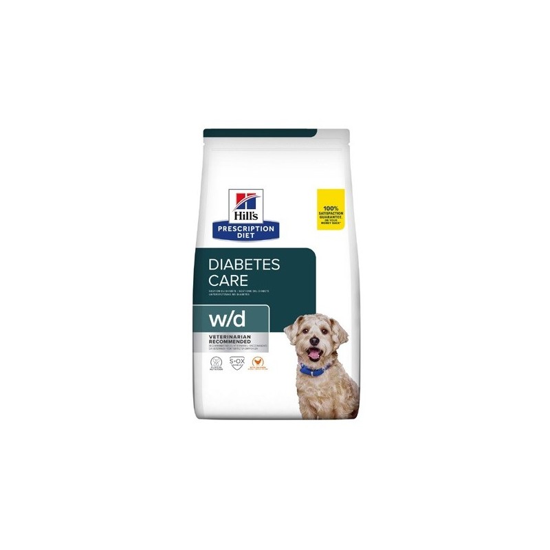 HILL'S PRESCRIPTION DIET W/D ALIMENTO PER CANI CON POLLO KG.1,5