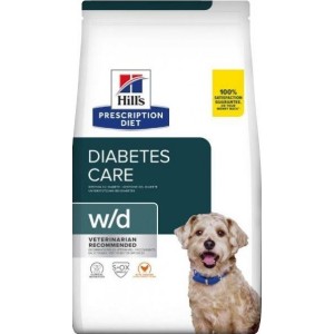 HILL'S PRESCRIPTION DIET W/D ALIMENTO PER CANI CON POLLO  KG.10