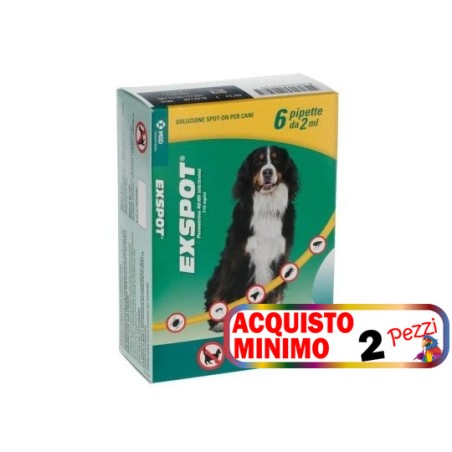 INTERVET EXSPOT FIALE  6 PIPETTE 2ML acquisto minimo 2pz