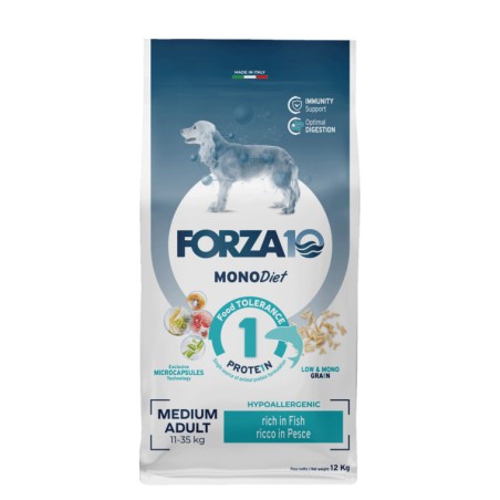 SANYPET FORZA 10 SECCO CANE MEDIUM DIET AL PESCE 12KG