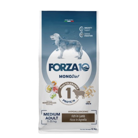SANYPET FORZA 10 SECCO CANE MEDIUM DIET ALL'AGNELLO CON PATATE 12KG