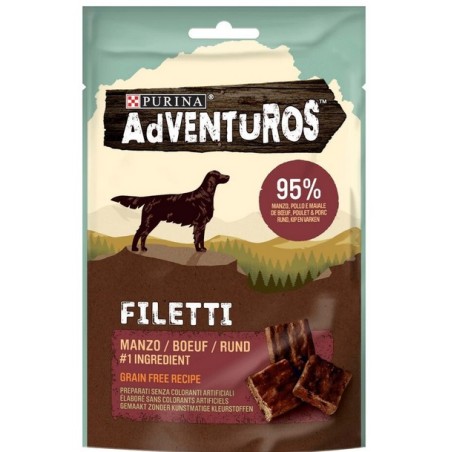 NESTLE' PURINA ADVENTUROS FILETTI DI MANZO GR 70