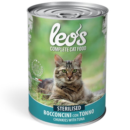 MONGE LEO'S GATTO GR.415 BOCCONCINI sterilised TONNO