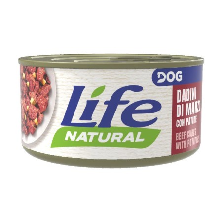 LIFE DOG GR.90 DADINI DI MANZO E PATATE
