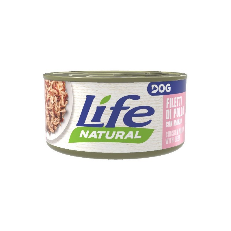 LIFE DOG GR.90 FILETTI DI POLLO E MANZO