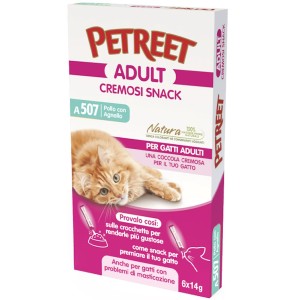 PETREET SNACK CREMOSI POLLO...