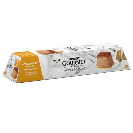 NESTLE' GOURMET REVELATIONS 4X57GR MOUSSE POLLO