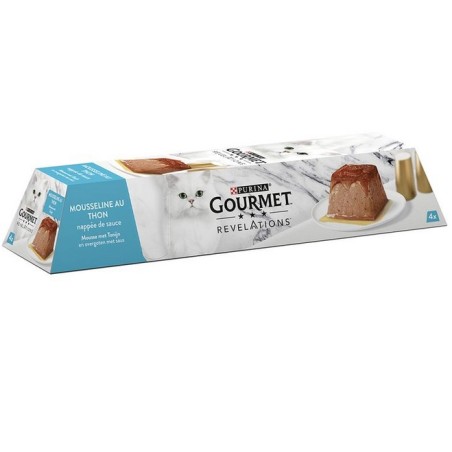 NESTLE' GOURMET REVELATIONS 4X57GR MOUSSE TONNO
