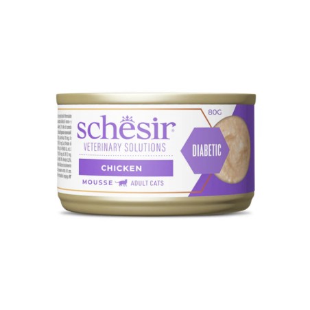 AGRAS DELIC SCHESIR vet 80gr DIABETIC mousse pollo