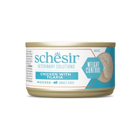 AGRAS DELIC SCHESIR vet 80gr WEIGHT CONTROL mousse POLLO TILAPIA