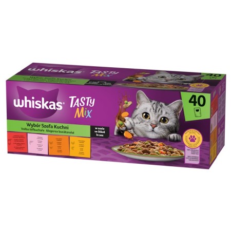 MARS WHISKAS BUSTA MEGAPACK SCELTA DELLO CHEF IN SALSA 40X85 GR