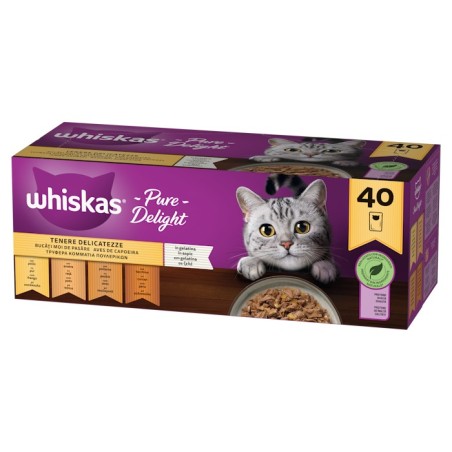 MARS WHISKAS BUSTA MEGAPACK TENERE DELICATEZZE IN GELATINA 40X85 GR