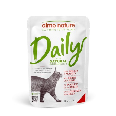 ALMO ALMO DAILY BUSTA GATTO GR.70 POLLO E MANZO