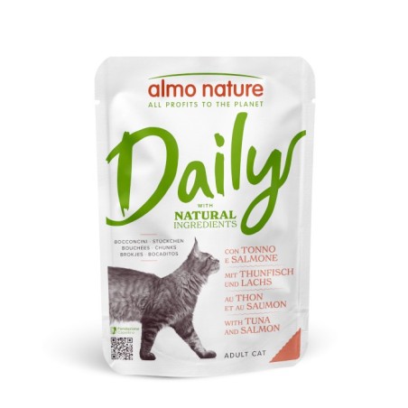ALMO ALMO DAILY BUSTA GATTO GR.70 TONNO E SALMONE