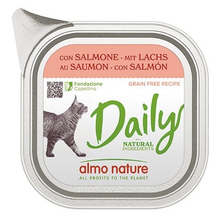 ALMO ALMO DAILY MENU VASCHETTA GR.100 SALMONE