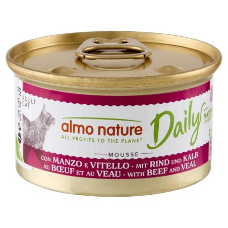 ALMO ALMO DAILY CAT GR.85 MOUSSE MANZO VITELLO