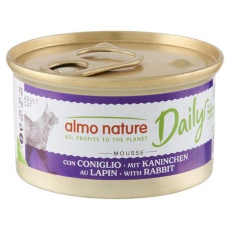 ALMO ALMO DAILY CAT GR.85 MOUSSE CONIGLIO