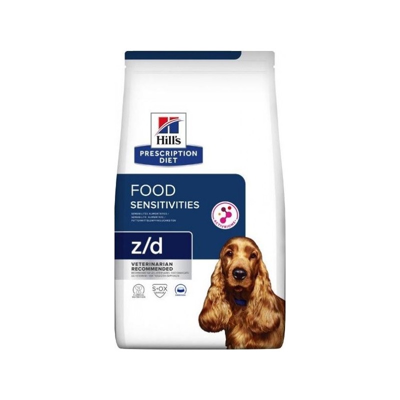 HILL'S PRESCRIPTION DIET Z/D CROCCHETTE PER CANI PER LE SENSIBILITÀ ALIMENTARI 10KG