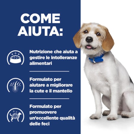 HILL'S Hill's Prescription Diet cane z/d Low Fat all'idrolizzato di soia 10kg