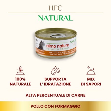 ALMO ALMO NATURE GR.70 POLLO E FORMAGGIO