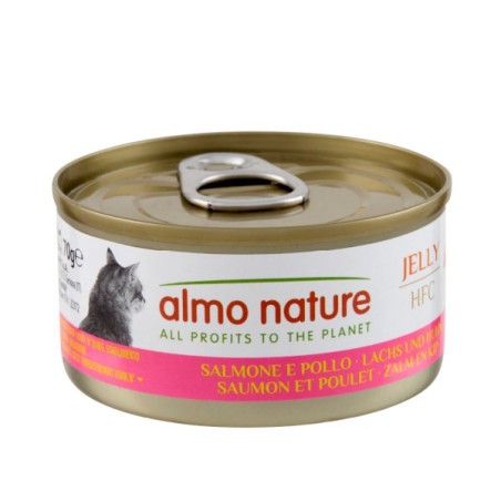ALMO ALMO NATURE GR.70 JELLY SALMONE E POLLO