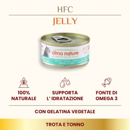 ALMO ALMO NATURE GR.70 JELLY TROTA E TONNO