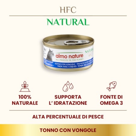 ALMO ALMO NATURE GR.70 TONNO E VONGOLE