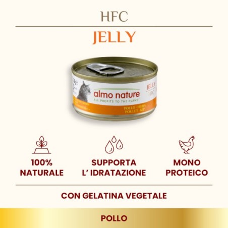 ALMO ALMO NATURE GR.70 JELLY POLLO