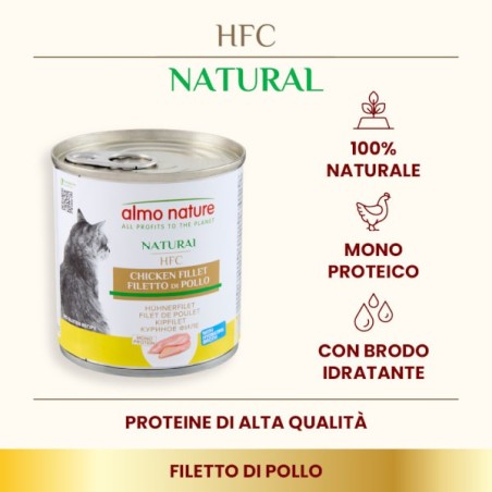 ALMO ALMO NATURE GATTO GR.280 FILETTI DI POLLO 