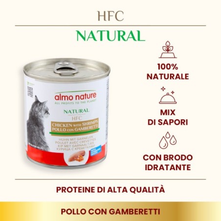 ALMO ALMO NATURE GR.280 POLLO E GAMBERETTI