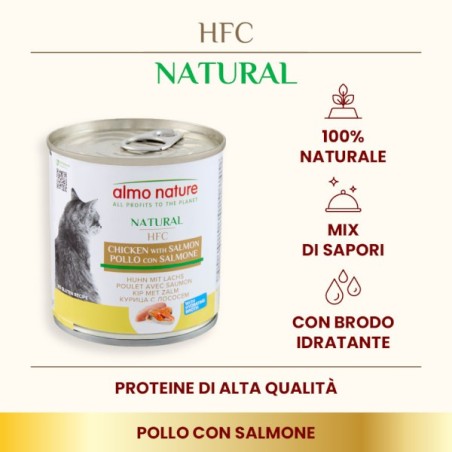 ALMO ALMO NATURE GR.280 POLLO E SALMONE