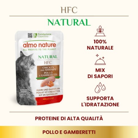 ALMO ALMO BUSTA NATURAL GR.55 POLLO E GAMBERETTI