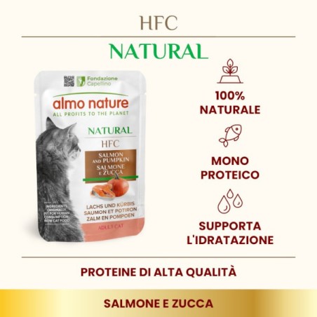 ALMO ALMO BUSTA NATURAL GR.55 SALMONE E ZUCCA