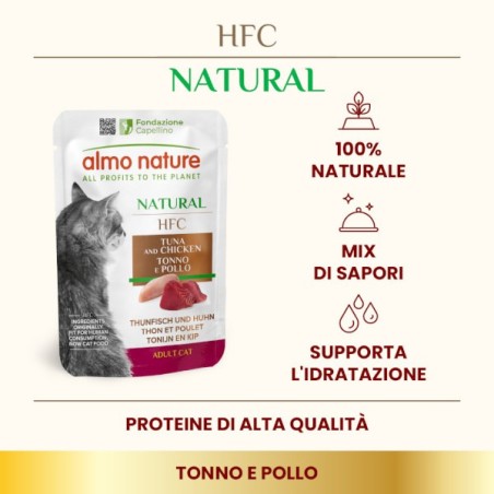 ALMO ALMO BUSTA NATURAL GR.55 TONNO E POLLO