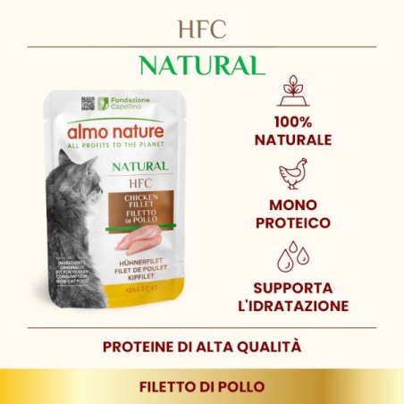 ALMO ALMO BUSTA NATURAL GR.55 FILETTO DI POLLO
