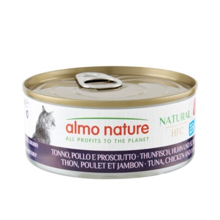 ALMO ALMO NATURE HFC GR.150 TONNO POLLO E PROSCIUTTO..