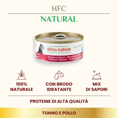 ALMO ALMO NATURE HFC GR.150 TONNO E POLLO..