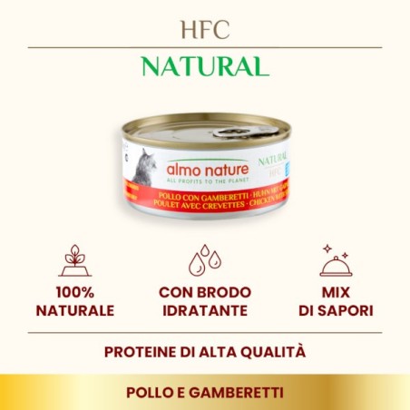 ALMO ALMO NATURE HFC GR.150 POLLO E GAMBERETTI ..
