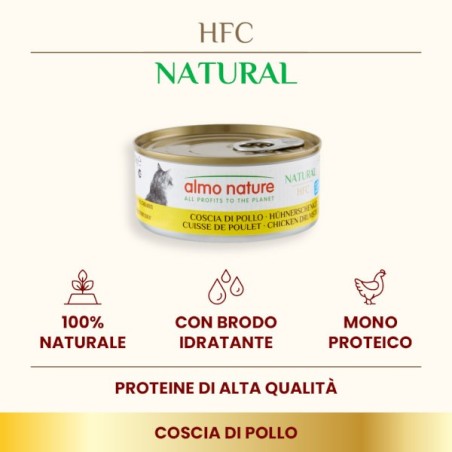 ALMO ALMO NATURE HFC GR.150 COSCIA DI POLLO..