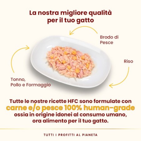 ALMO ALMO NATURE HFC GR.150 TONNO, POLLO E FORMAGGIO..