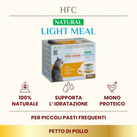 ALMO ALMO NATURE LIGHT MEAL PETTO DI POLLO 4X50 GR
