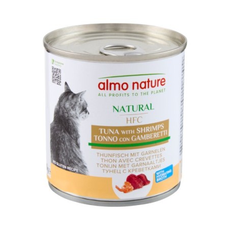 ALMO ALMO NATURE GATTO GR.280 TONNO E GAMBERETTI 