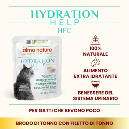 ALMO ALMO HFC BUSTA 50gr HYDRATATION HELP BRODO DI TONNO E TONNO