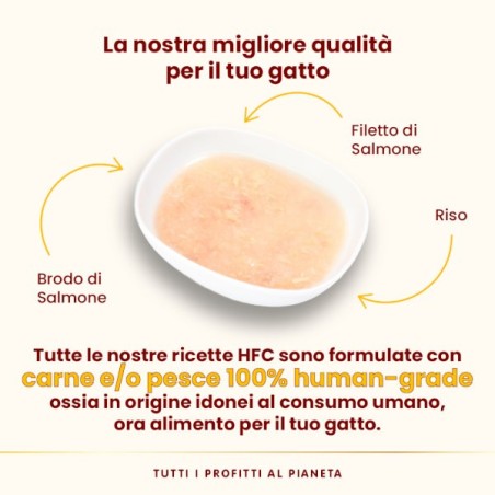 ALMO ALMO HFC BUSTA 50gr HYDRATATION HELP BRODO DI SALMONE E SALMONE