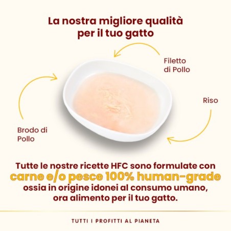 ALMO ALMO HFC BUSTA 50gr HYDRATATION HELP BRODO DI POLLO E POLLO