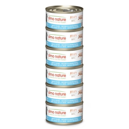 ALMO ALMO NATURE GR.70 MISTO MARE JELLY X6 lattine
